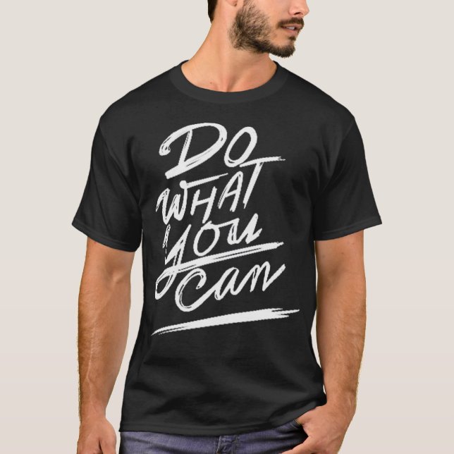 Camiseta Haz lo que puedas (Anverso)