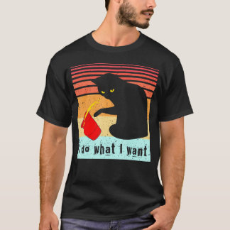 Camiseta Haz lo que quiero que sea divertido para mi gato n