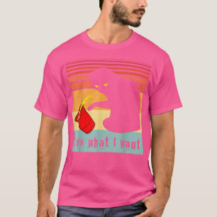 Camiseta Haz Lo Que Quiero Que Sea Gracioso La Copa Roja De