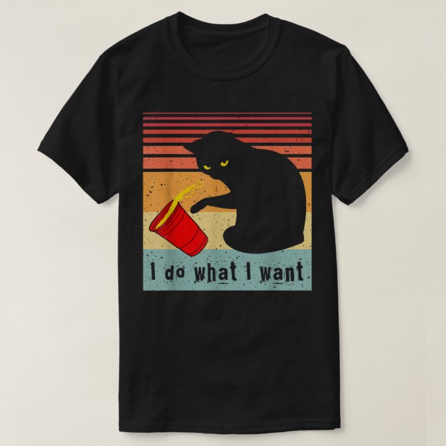 Camiseta Haz Lo Que Quiero Que Sea Gracioso La Copa Roja De (Diseño del anverso)