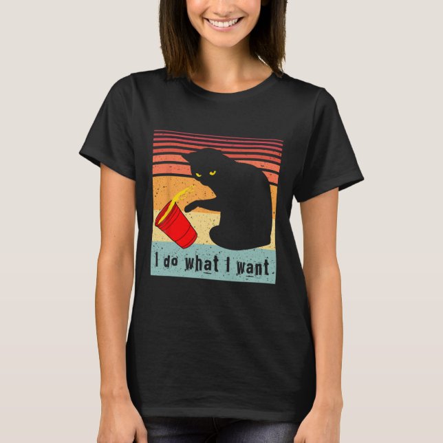 Camiseta Haz Lo Que Quiero Que Sea Gracioso La Copa Roja De (Anverso)