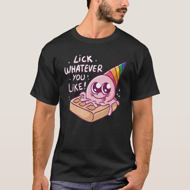 Camiseta Haz Lo Que Te Guste Waffle Cone Me Encanto El Ice  (Anverso)