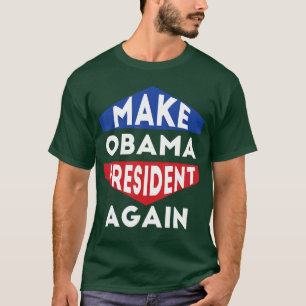 Camiseta Haz Obama De Nuevo Pro Barack Anti USA