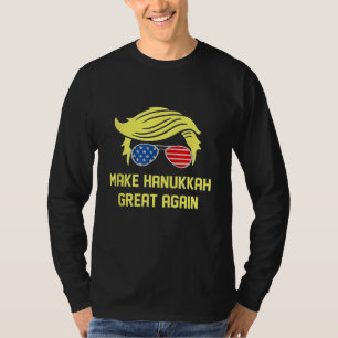 Camiseta Haz que Janucá sea grande otra vez Trump judío 