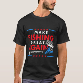 Camiseta Haz que la pesca sea genial de nuevo, pescador div