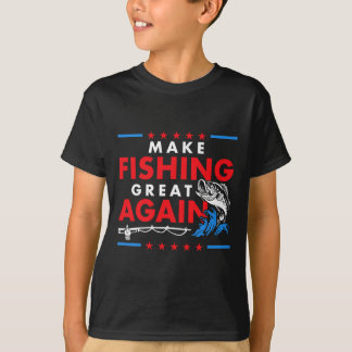 Camiseta Haz que la pesca sea genial de nuevo, pescador div