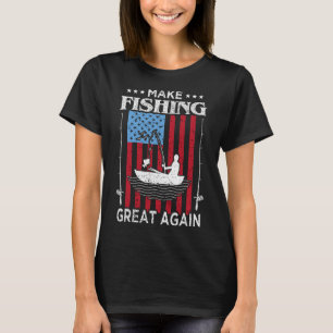 Camiseta Haz que la pesca sea grande otra vez Trump Funny F