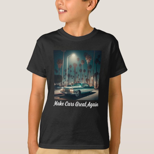 Camiseta Haz que los coches vuelvan a ser geniales (Anverso)