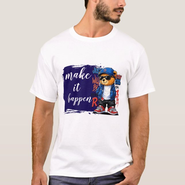 Camiseta Haz que suceda  (Anverso)