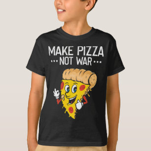 Camiseta Haz que te encanten las pizzas, la comida rápida y