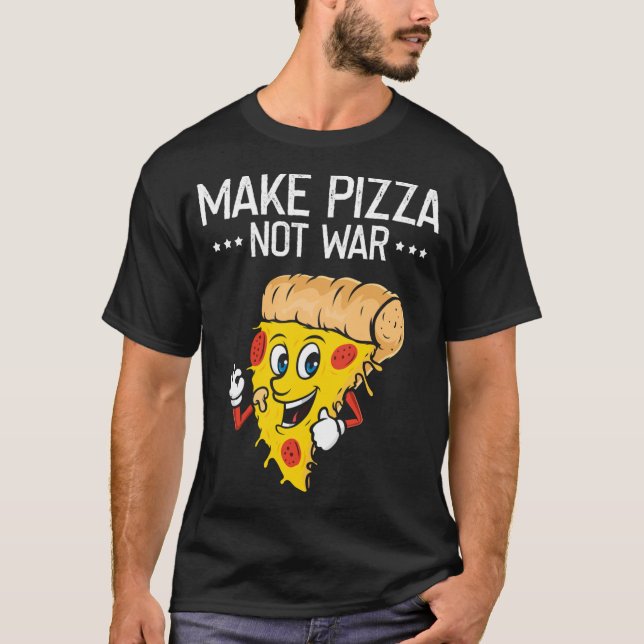 Camiseta Haz que te encanten las pizzas, la comida rápida y (Anverso)
