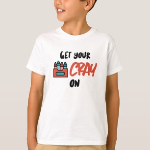Camiseta Haz que tu crayón se ponga en marcha
