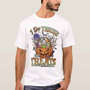 Camiseta Haz Trucos Golosinas Halloween Calabaza Canasta Ca