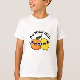 Camiseta Haz tu loco juego de cítricos con fruta