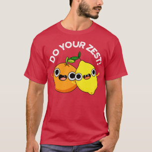 Camiseta Haz tu loco juego de cítricos con fruta