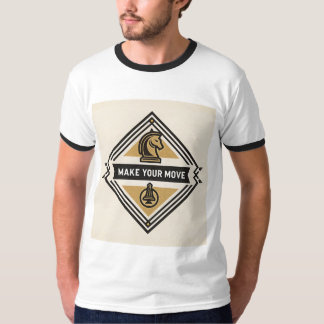 Camiseta Haz Tu Movimiento – Diseño de Pieza de Ajedrez