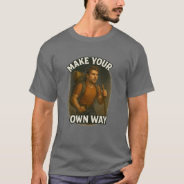 Camiseta Haz tu propio camino - Diseño Motivador al Aire Li