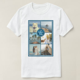 Camiseta Haz tu propio Collage de fotos de verano de Instag