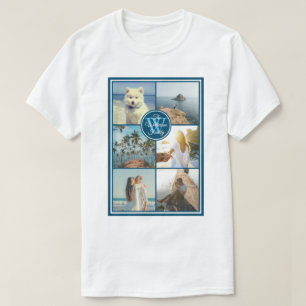 Camiseta Haz tu propio Collage de fotos de verano de Instag