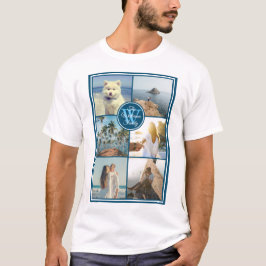 Camiseta Haz tu propio Collage de fotos de verano de Instag