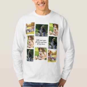 Camiseta Haz tu propio collage de fotos y texto