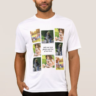 Camiseta Haz tu propio collage de fotos y texto