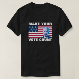 Camiseta Haz tu recuento de votos Joe Biden Material gráfic