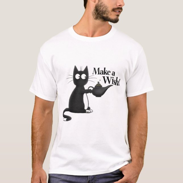 Camiseta Haz un deseo (lámpara mágica de Aladdin) (Anverso)
