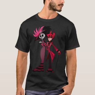 Camiseta Hazbin Hotel Alastor Y Rosie