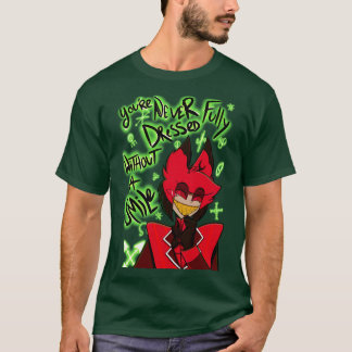 Camiseta Hazbin Hotel nunca estás completamente vestido sin