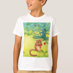 Camiseta Hazel Dormouse comiendo fresa silvestre 