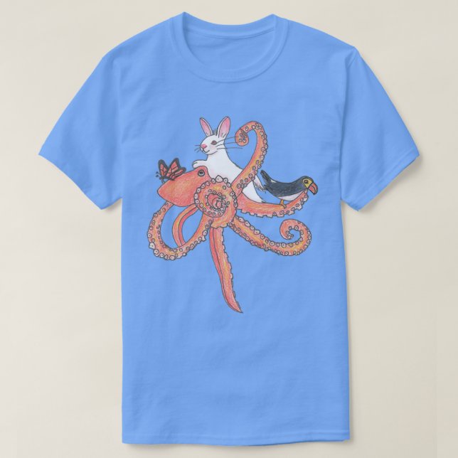 Camiseta Hazelbun y Octopus (Diseño del anverso)