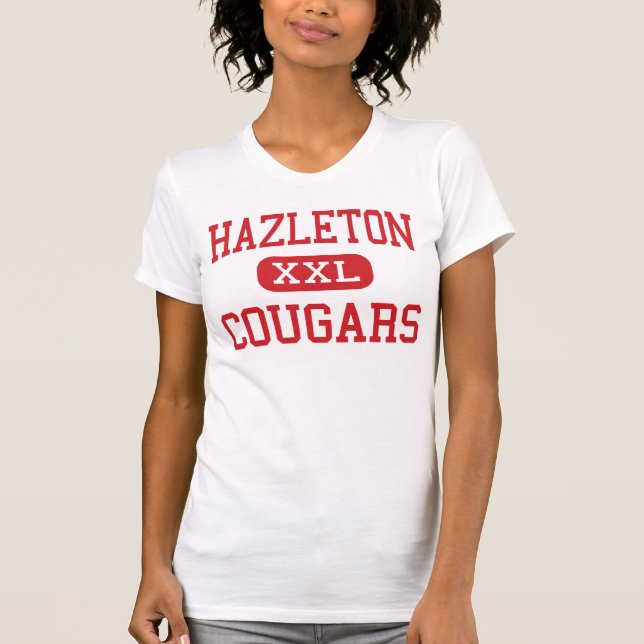 Camiseta Hazleton - pumas - área - Hazleton Pennsylvania (Anverso)