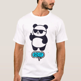 Camiseta Hazlo Panda Motivación Vibraciones Relajantes