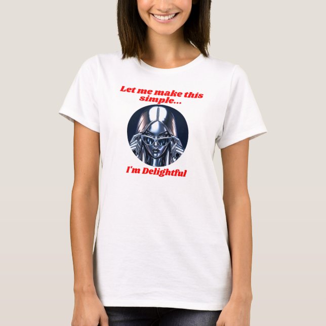 Camiseta Hazlo Simple, Soy Encantadora (Anverso)