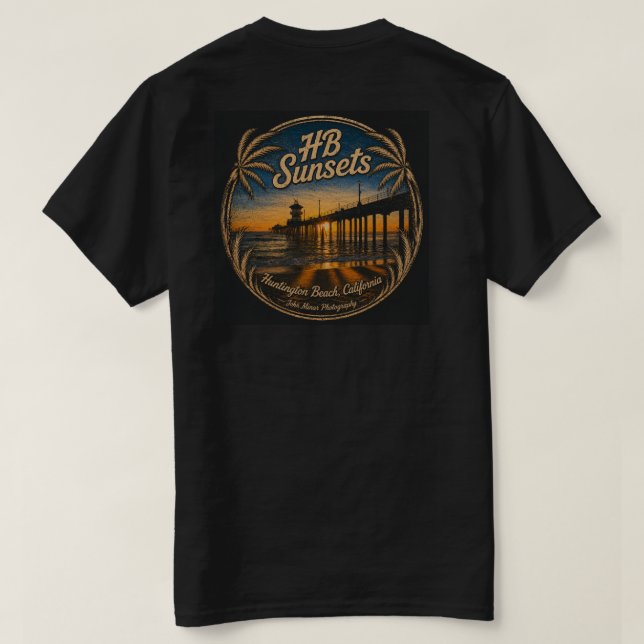 Camiseta HB Sunsets (Hombres)   (Reverso del diseño)