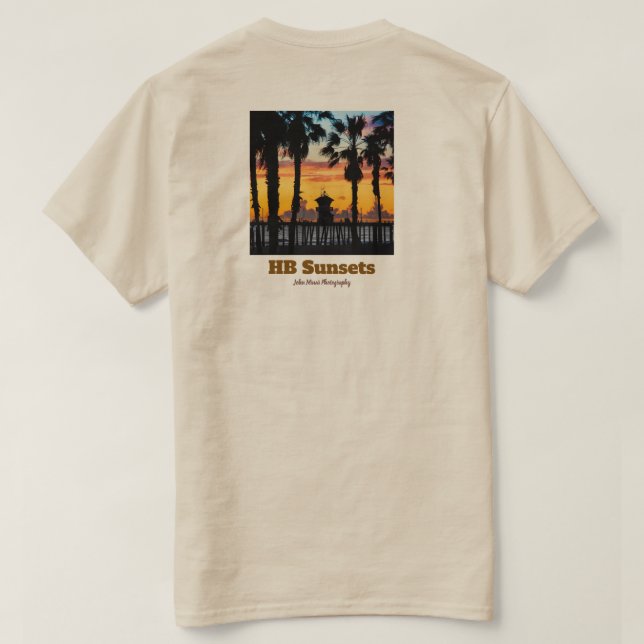 Camiseta HB Sunsets (Hombres)  (Reverso del diseño)