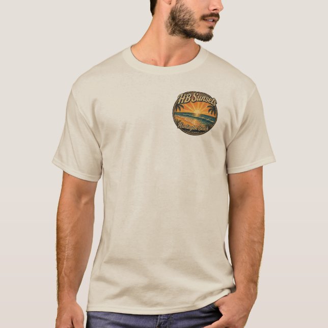 Camiseta Hb Sunsets T-Shirt  (Anverso)