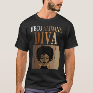 Camiseta HBCU Alumna Diva Histórico Colegios Negros Univers