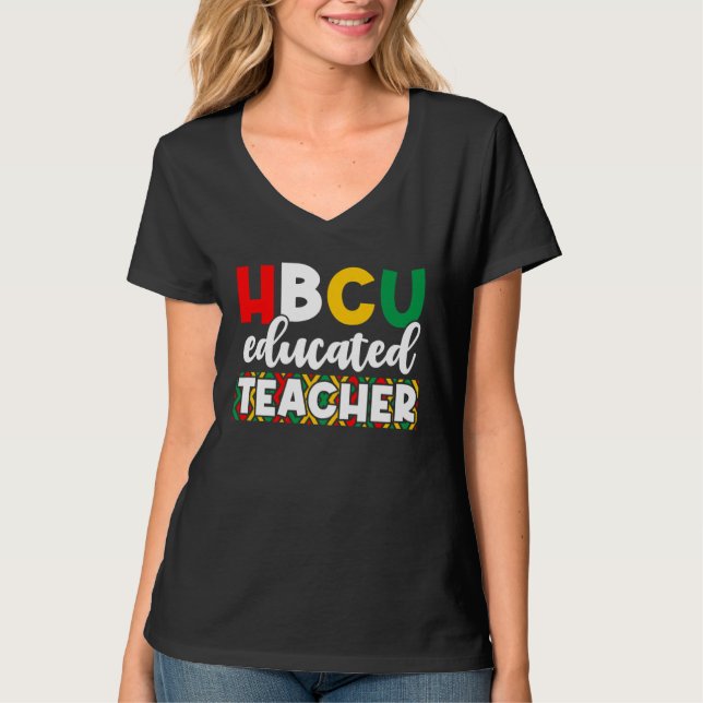 Camiseta HBCU Apparel Historical Black College HBCU Educate (Anverso)