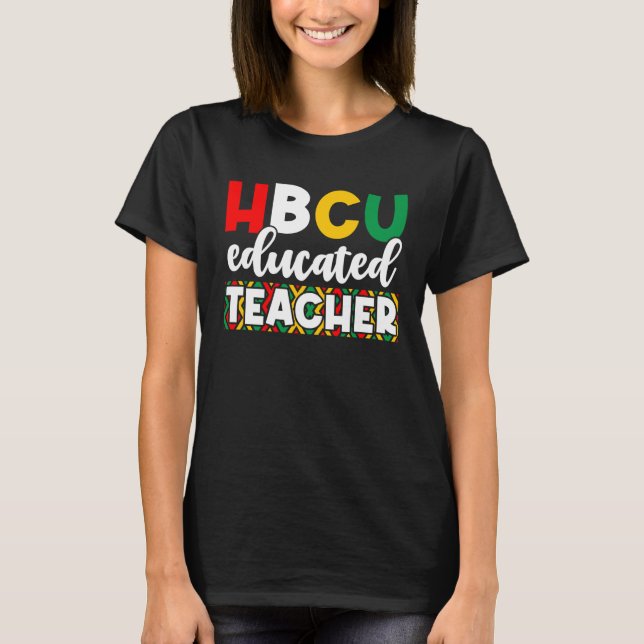 Camiseta HBCU Apparel Historical Black College HBCU Educate (Anverso)