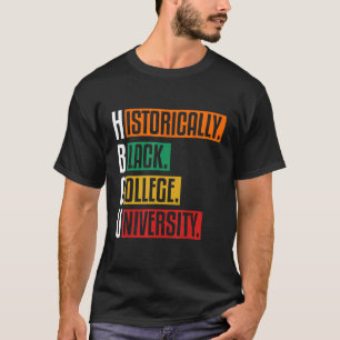 Camiseta HBCU Apparel histórico Black College HBCU