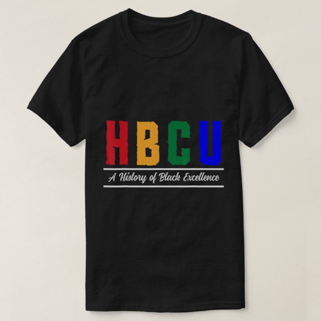 Camiseta HBCU Apparel histórico Black College HBCU T-Shirt (Diseño del anverso)