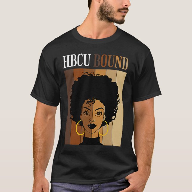 Camiseta HBCU Bound Historical Black Colleges Universities  (Anverso)