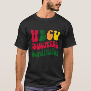 Camiseta Hbcu: Coordinador Educado para estudiantes de Blac