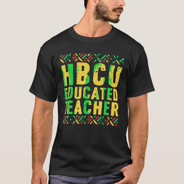 Camiseta HBCU educada en regalo de ex becarios de Black Col (Anverso)
