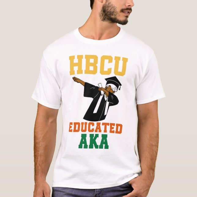 Camiseta HBCU Educado AKA , Cita de graduados (Anverso)
