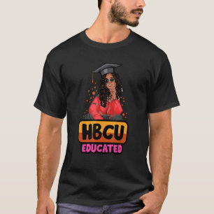 Camiseta Hbcu Educado Histórico Colegio Negro me graduó