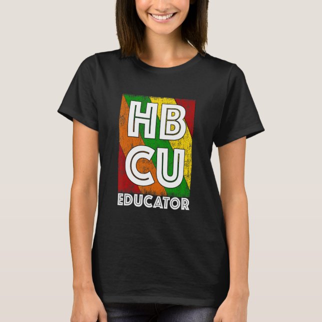 Camiseta HBCU Educator Professor Afrocentric (Anverso)