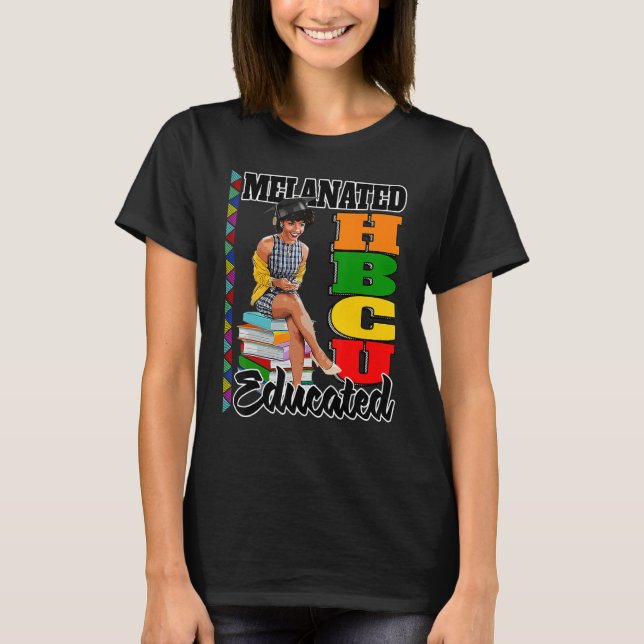 Camiseta HBCU Grad Shirts women Historically Black College  (Anverso)